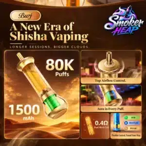 Geek Bar Burj 80k Puffs Disposable Hookah Vape
